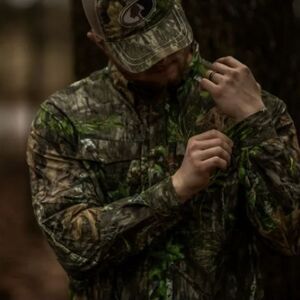 Mossy Oak Shirt L Camo Green